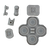 Nintendo Switch Joy Con Controller Conductive D-Pad Rubber Button Set (6 Pieces)