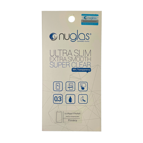 iPhone X/XS/11 Pro NuGlas Privacy Tempered Glass Protection Screen