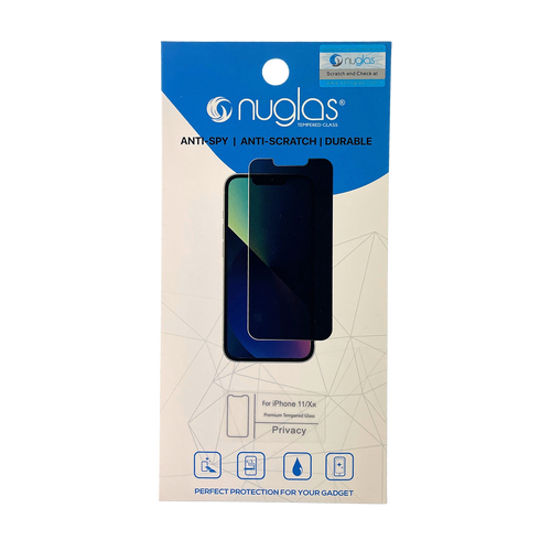 iPhone XR/11 NuGlas Privacy Tempered Glass Protection Screen