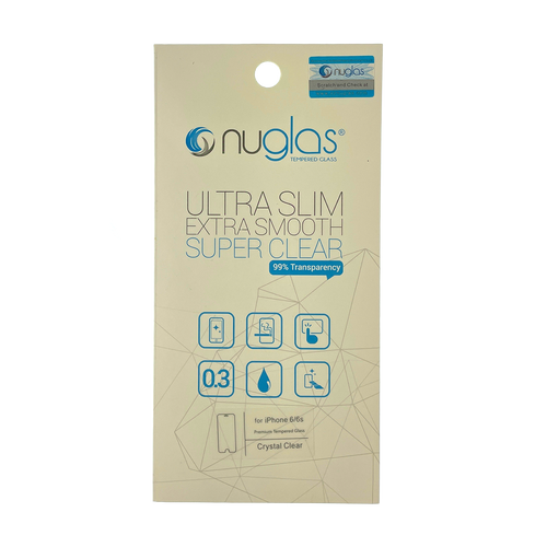 iPhone 6 and 6S Nuglas 2.5D Tempered Glass Protection Screen