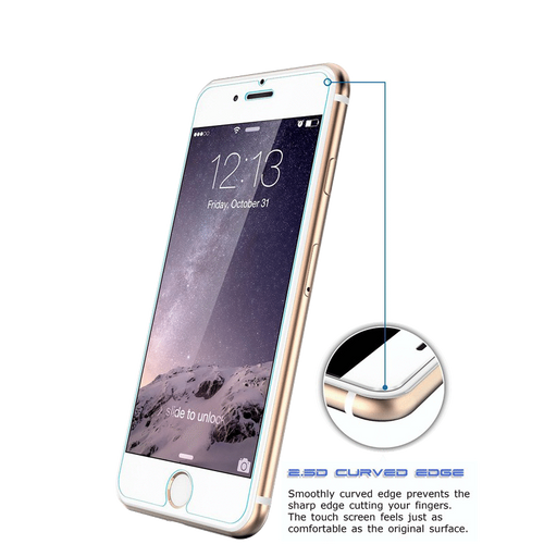 iPhone 6 and 6S Nuglas 2.5D Tempered Glass Protection Screen