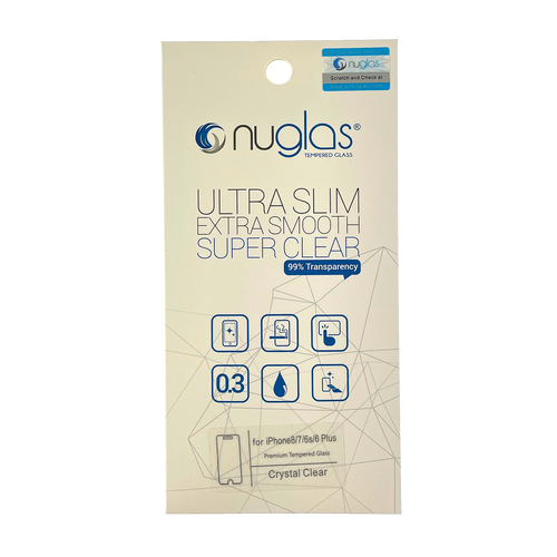iPhone 6 Plus / iPhone 6s Plus / 7 Plus / iPhone 8 Plus Nuglas 2.5D Tempered Glass Protection Screen