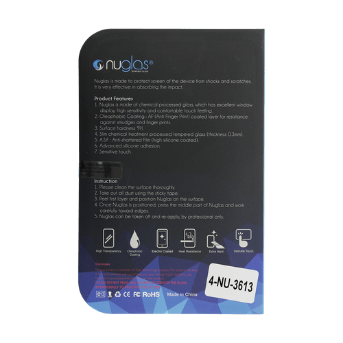 iPhone X Nuglas 2.5D Tempered Glass Protection Screen