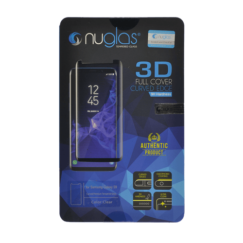 Samsung Galaxy S9 Nuglas Full Coverage 3D Tempered Glass Protection Screen