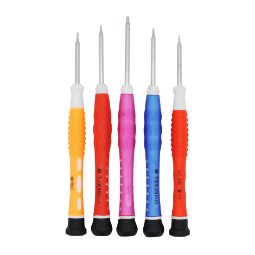 Torx Screwdriver Set - T6, T5, T4, T3, T2