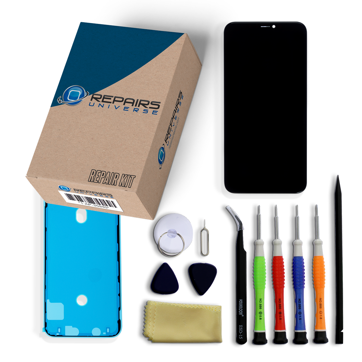 iPhone XS Max LCD Screen Replacement + Complete Repair Kit + Easy Video Guide