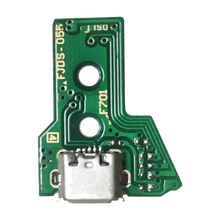 PlayStation 4 Controllers USB Charging Port Board W/ 12Pin Flex Cable (Version 1: JDS-050 / JDS-055)