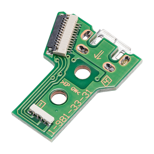 PlayStation 4 Controllers USB Charging Port Board W/ 12Pin Flex Cable (Version 4: JDS-040)