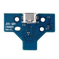 PlayStation 4 Controllers USB Charging Port Board W/ 14 Pin Flex Cable (Version 1: JDS-001)