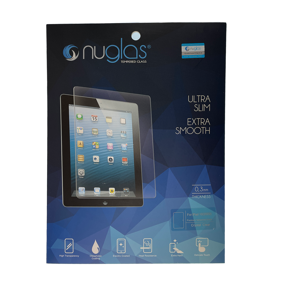 iPad 10 NuGlas Tempered Glass Touch Screen Protector