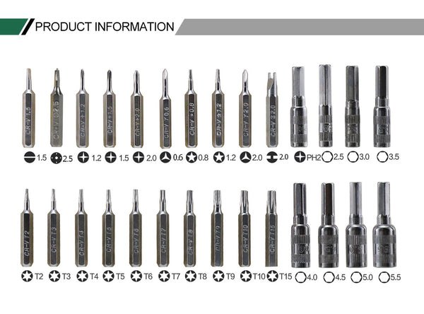 38 Piece Precision Repair Tool Kit From Best Tools – Repairs Universe