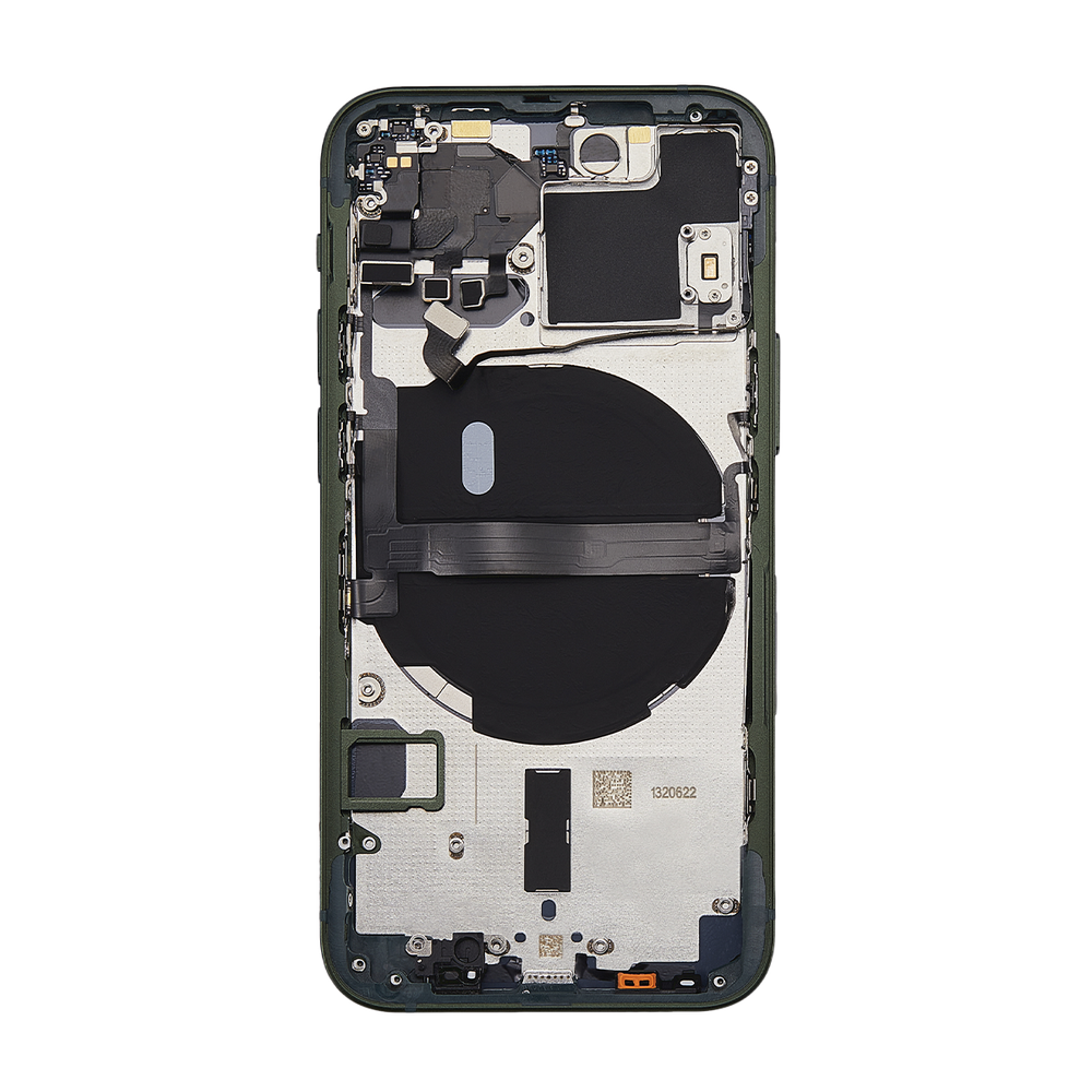 iPhone 13 Mini Back Housing w/ Small Components Pre-Installed (No iPhone 13 Mini Back Housing w/ Small Components Pre-Installed (No