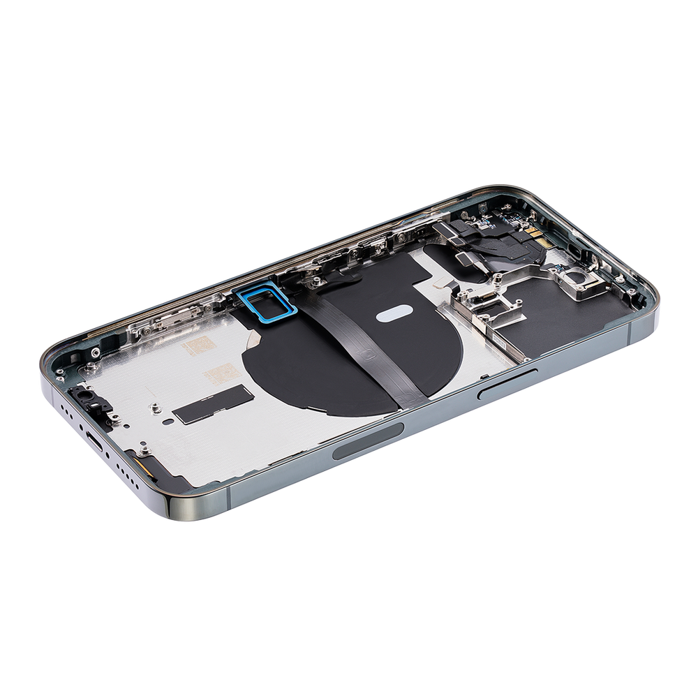 IPhone13Pro 256GB シルバー　画面・背面割れ 部品取り・基板用 iPhone 13 Pro Back Housing w/Small Components Pre-Installed (No
