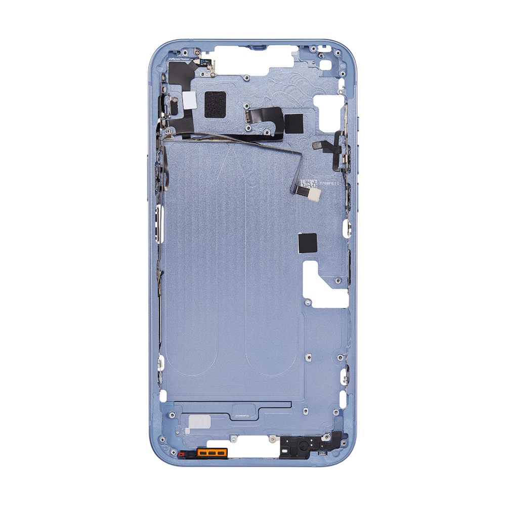 iPhone 14 Plus Back Housing w/Small Components Pre-Installed (No Logo)