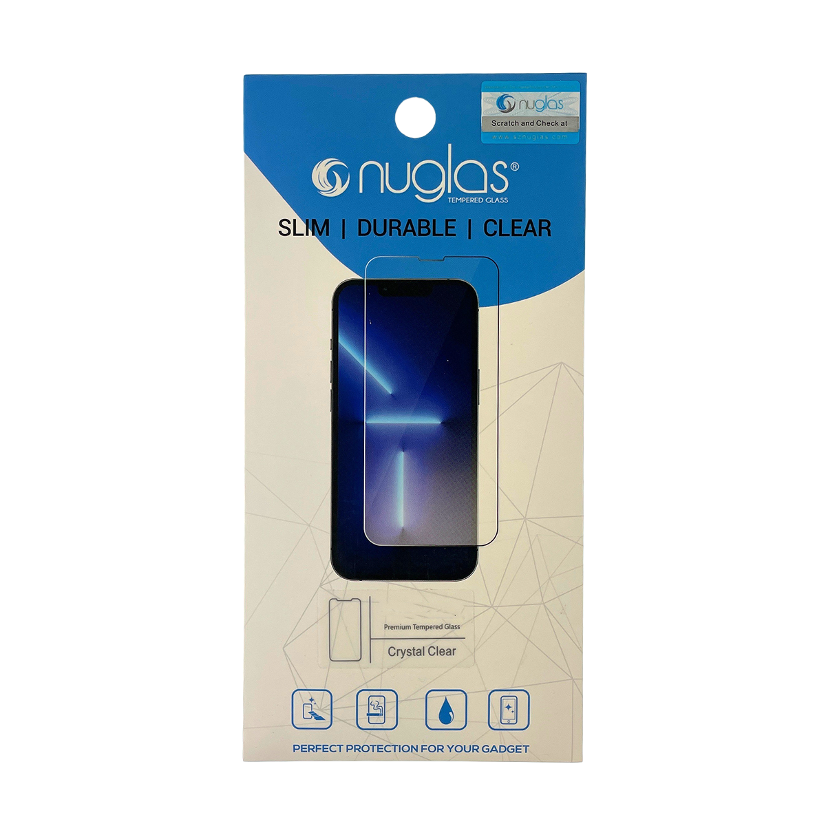 iPhone 16 Plus / 15 Plus / iPhone 15 Pro Max NuGlas Tempered Glass Screen Protector