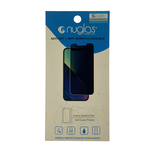 NuGlas Tempered Glass Screen Protector iPhone 16 / 15 / 15 Pro