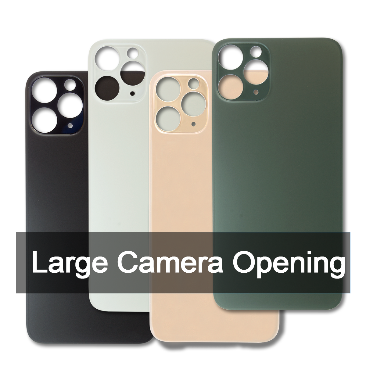 iPhone 11 Pro Rear Glass Cover Replacement with Large Camera Opening