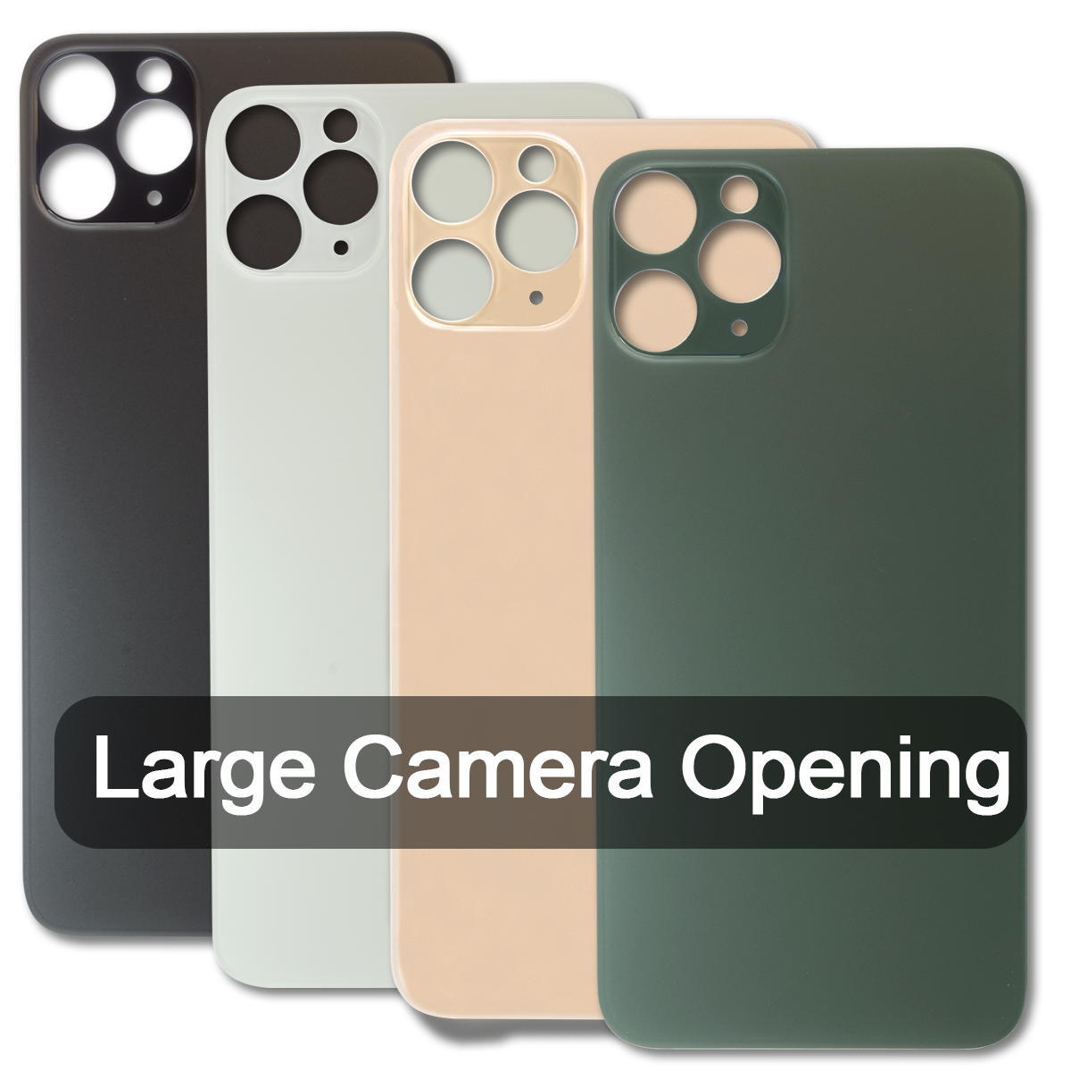 iPhone 11 Pro Max Rear Glass Cover Replacement with Large Camera Opening