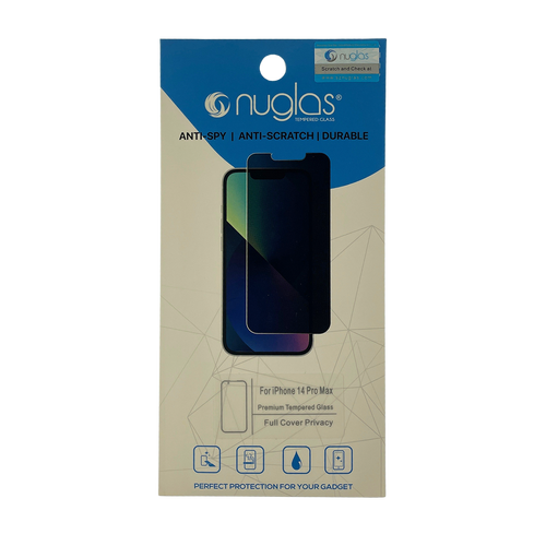 Nuglas Tempered Privacy Glass Screen Protector for the iPhone 14 Pro Max