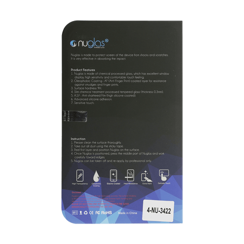 LG G6 Nuglas 2.5D Tempered Glass Protection Screen