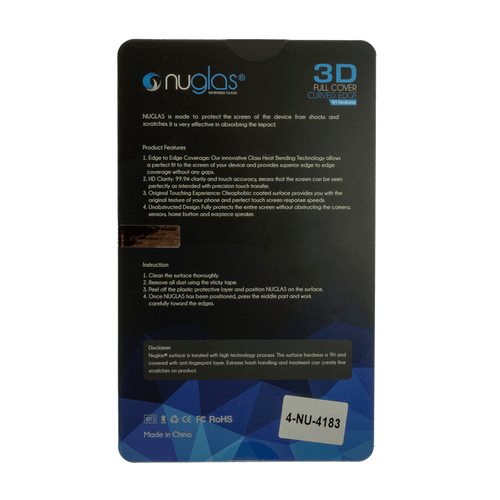 Samsung Galaxy Note 9 Nuglas Full Coverage 3D Tempered Glass Protection Screen