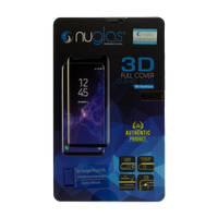 Google Pixel 3 XL NuGlas Curved Tempered Glass Protection Screen (3D) - Black