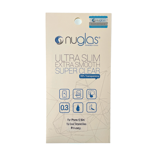 iPhone 12 mini NuGlas Tempered Glass Protection Screen