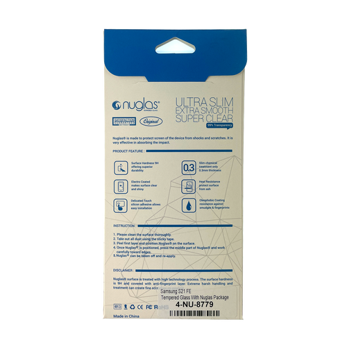 Samsung Galaxy S21 FE 5G NuGlas Tempered Glass Protector