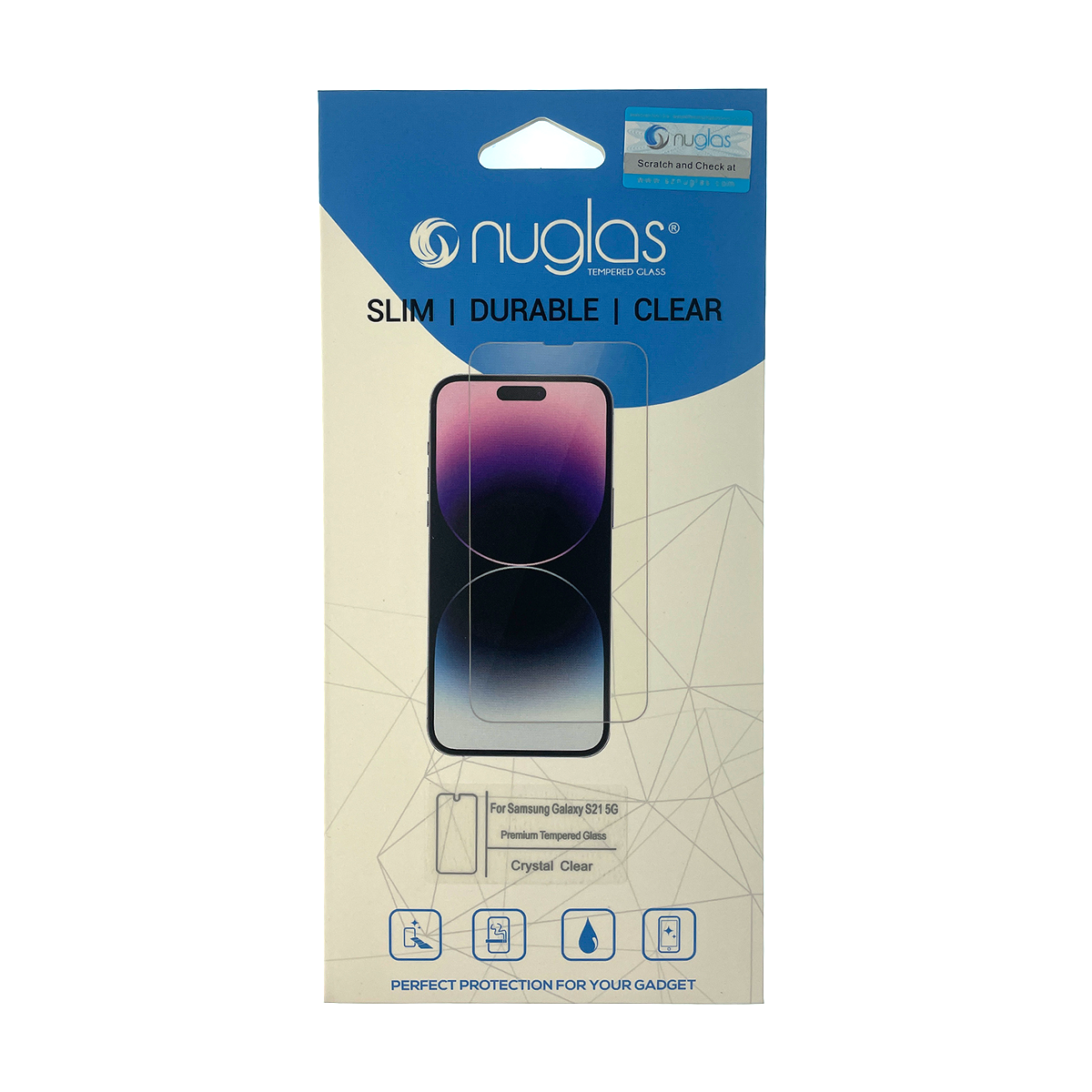 Samsung Galaxy S21 NuGlas Tempered Glass Protector