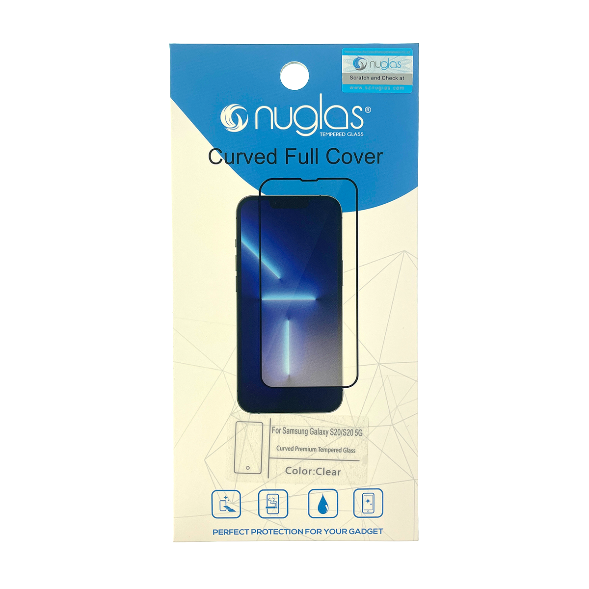 Samsung Galaxy S20 NuGlas Tempered Glass Screen Protector