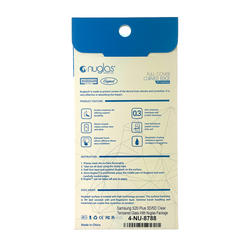 Samsung Galaxy S20 PLUS / 5G NuGlas Tempered Screen Protector