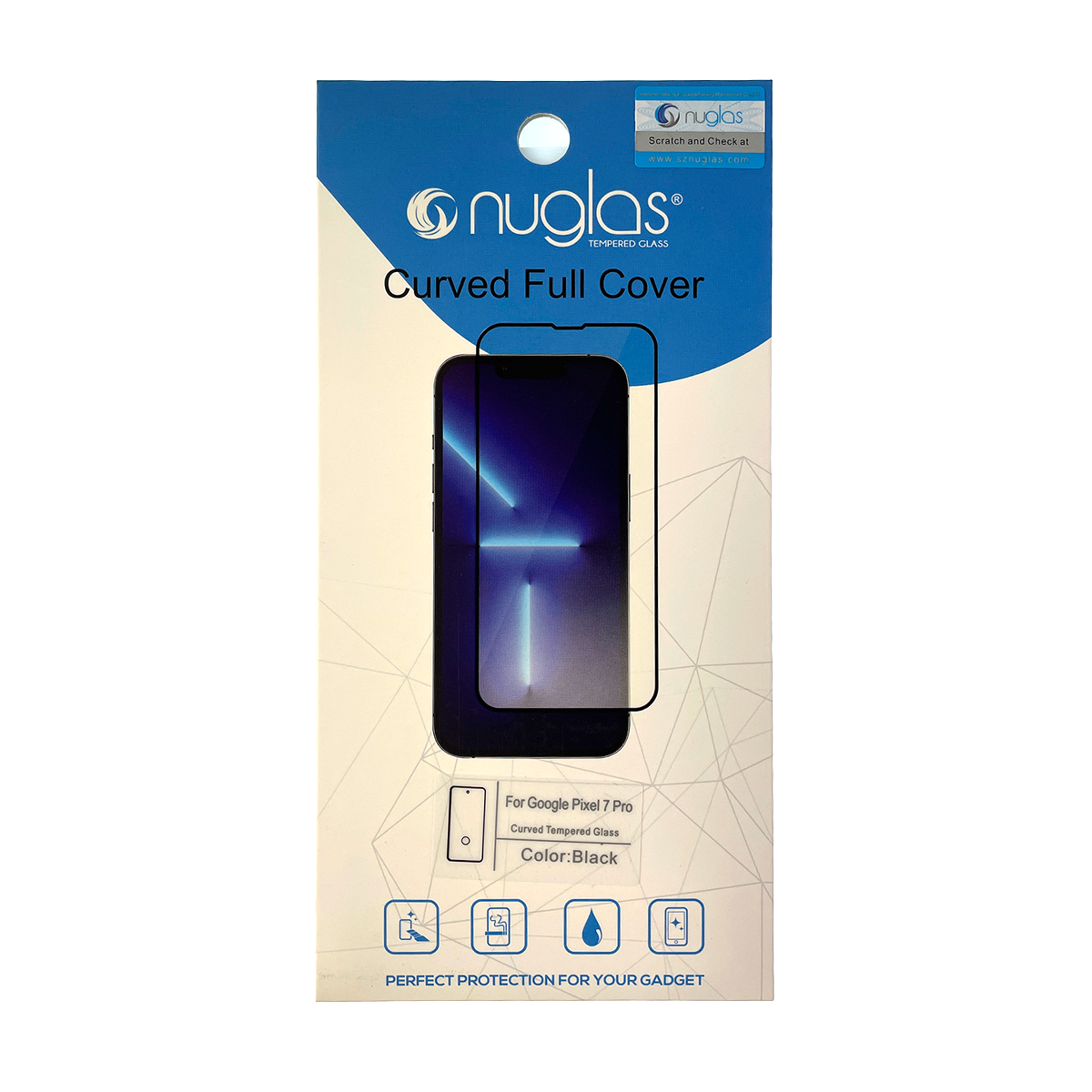 NuGlas Google Pixel 7 Pro Tempered Glass Screen Protector