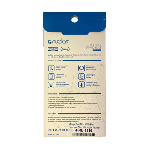 Google Pixel 6 Pro NuGlas Tempered Glass Screen Protector