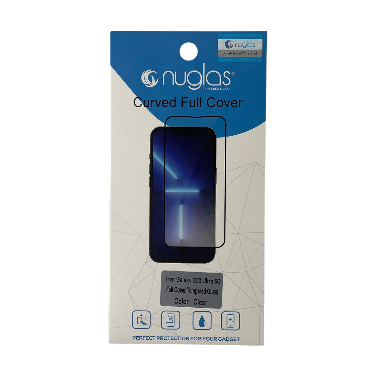 Samsung Galaxy S23 Ultra 5G NuGlas Clear Tempered Glass Screen Protector