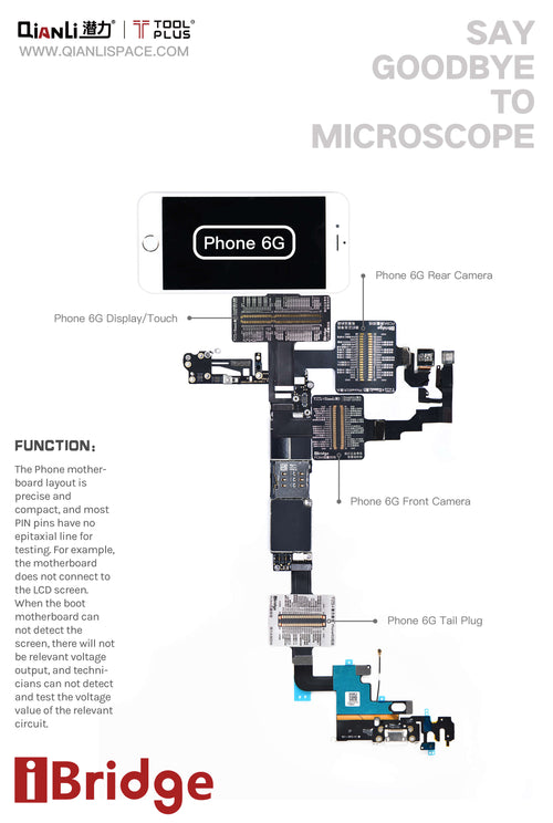 QianLi iBridge Logic Board Diagnostic Cables for iPhone