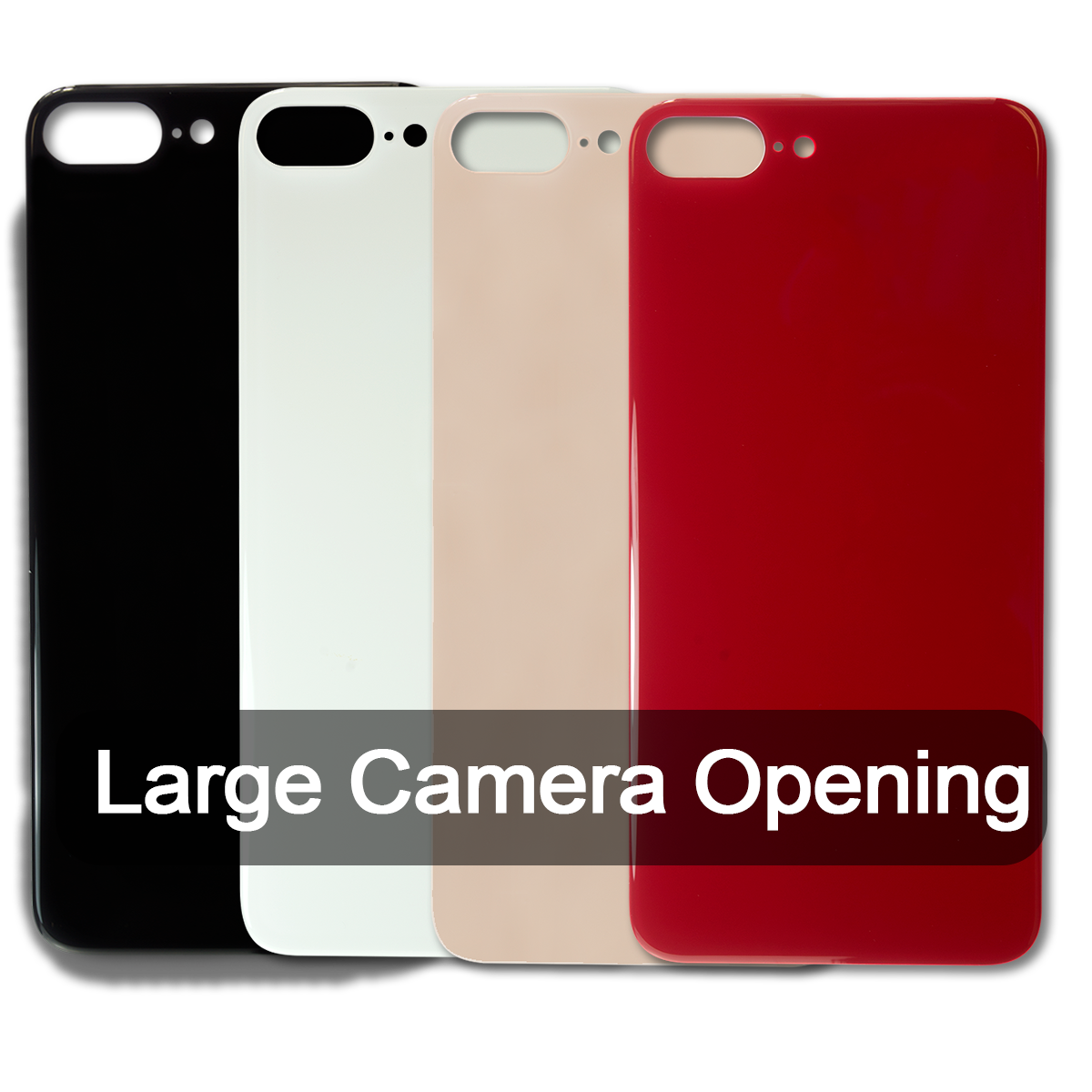 iPhone 8 Plus Rear Glass Cover Replacement with Large Camera Opening