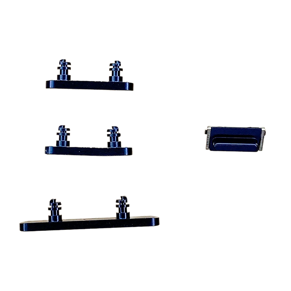 Boutons Power, Volume Et Silencieux Pour IPhone 12/12 Pro - Couleur Bleu, Marque Clappio, Neuf
