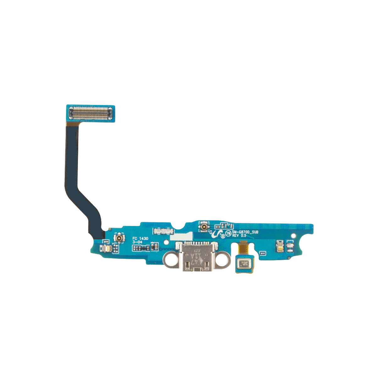 Samsung Galaxy S5 Active G870D Charging Dock Port Flex Cable