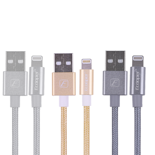 USB-A to Lightning Braided Cables