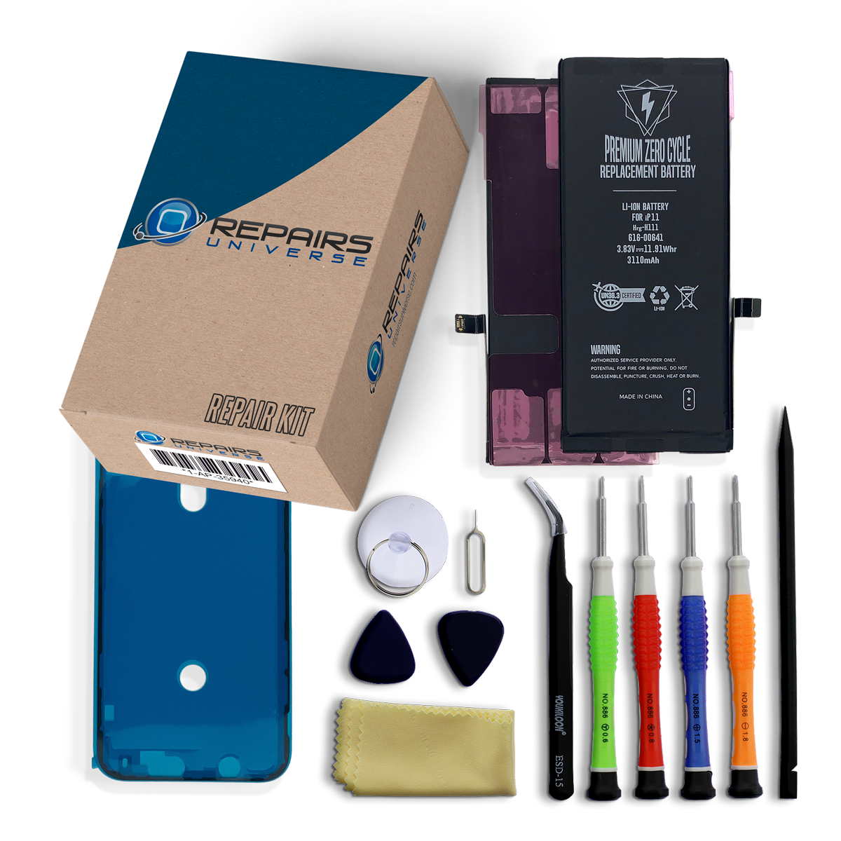 iPhone 11 Battery Replacement Premium Kit + Easy Video Guide