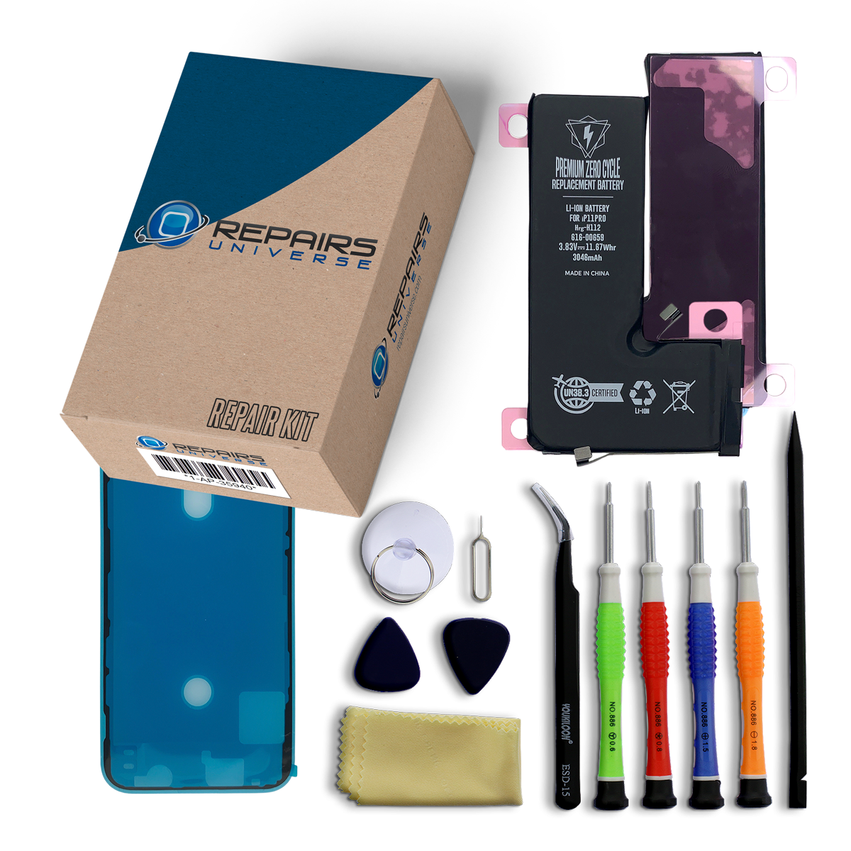 iPhone 11 Pro Battery Replacement Premium Kit + Easy Video Guide