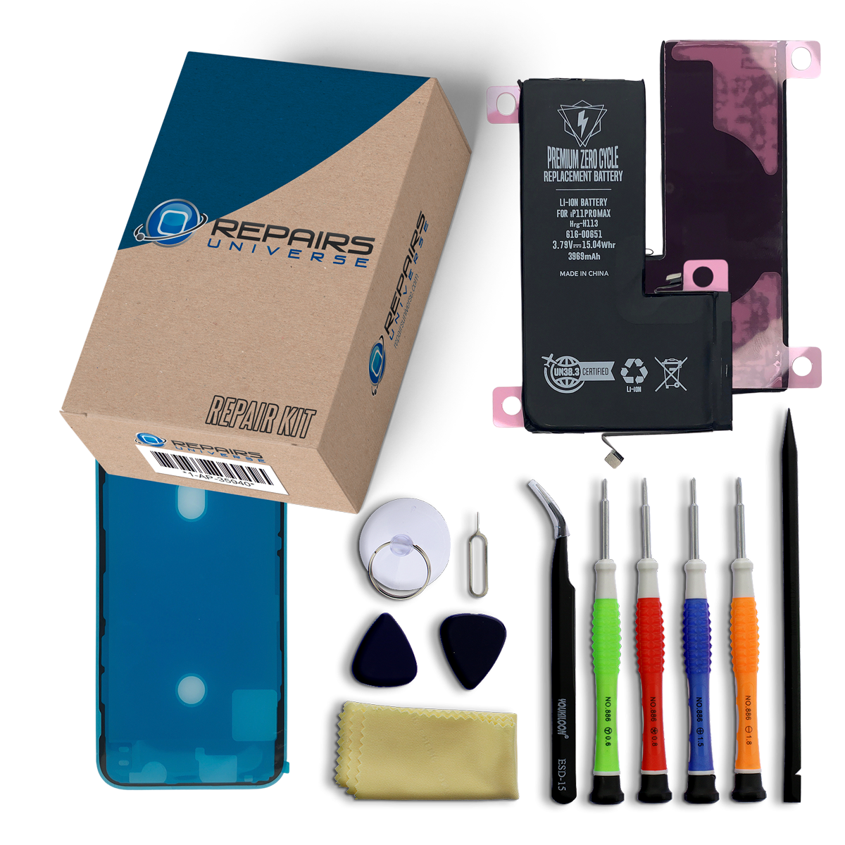 iPhone 11 Pro Max Battery Replacement Premium Kit + Easy Video Guide