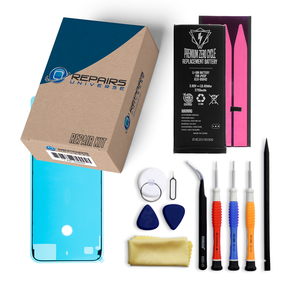iPhone 6s Plus  Battery Replacement + Complete Repair Kit + Easy Video Guide