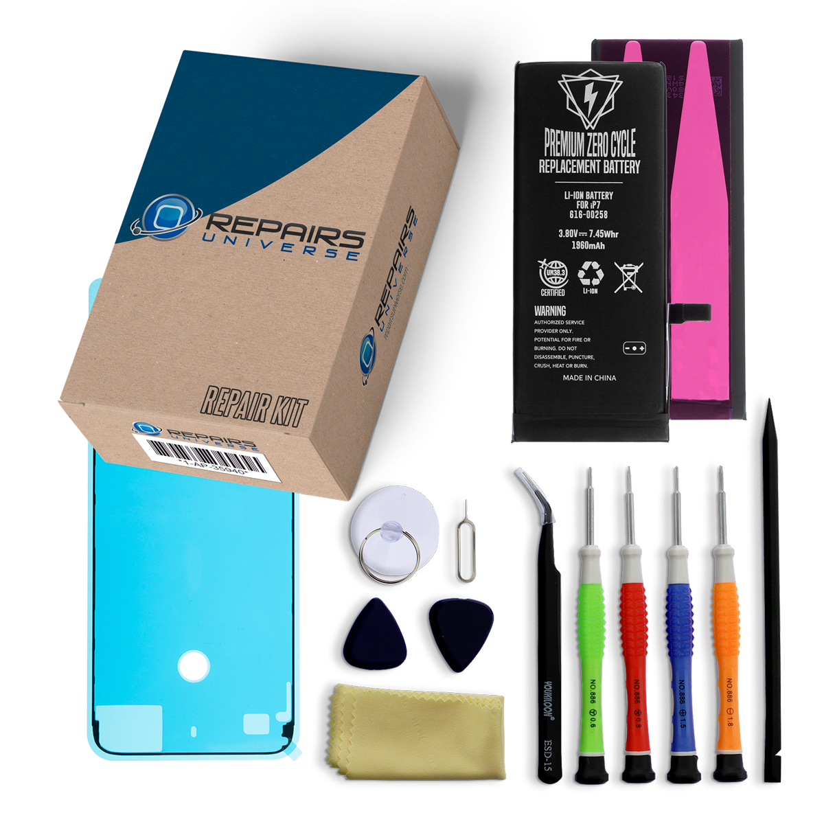 iPhone 7 Battery Replacement + Complete Repair Kit + Easy Video Guide