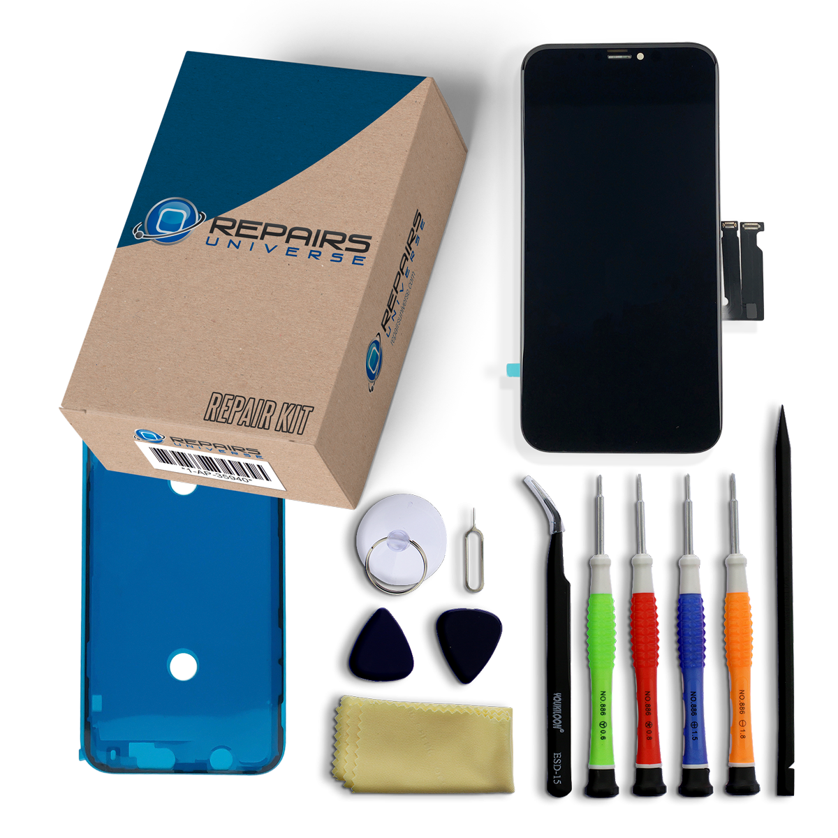 iPhone XR LCD Screen Replacement + Complete Repair Kit + Easy Video Guide