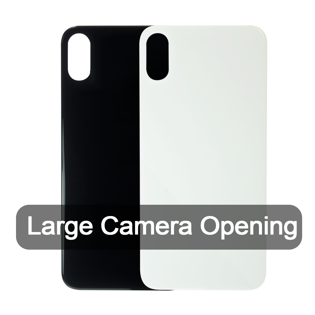 iPhone X Rear Case Glass Replacement with Large Camera Opening