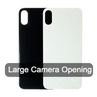 iPhone X Rear Case Glass Replacement with Large Camera Opening