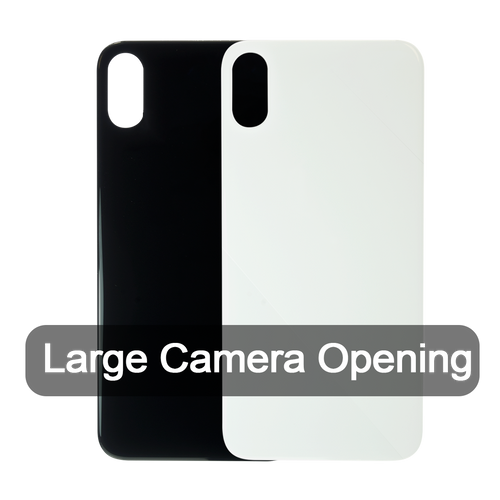 iPhone X Rear Case Glass Replacement with Large Camera Opening