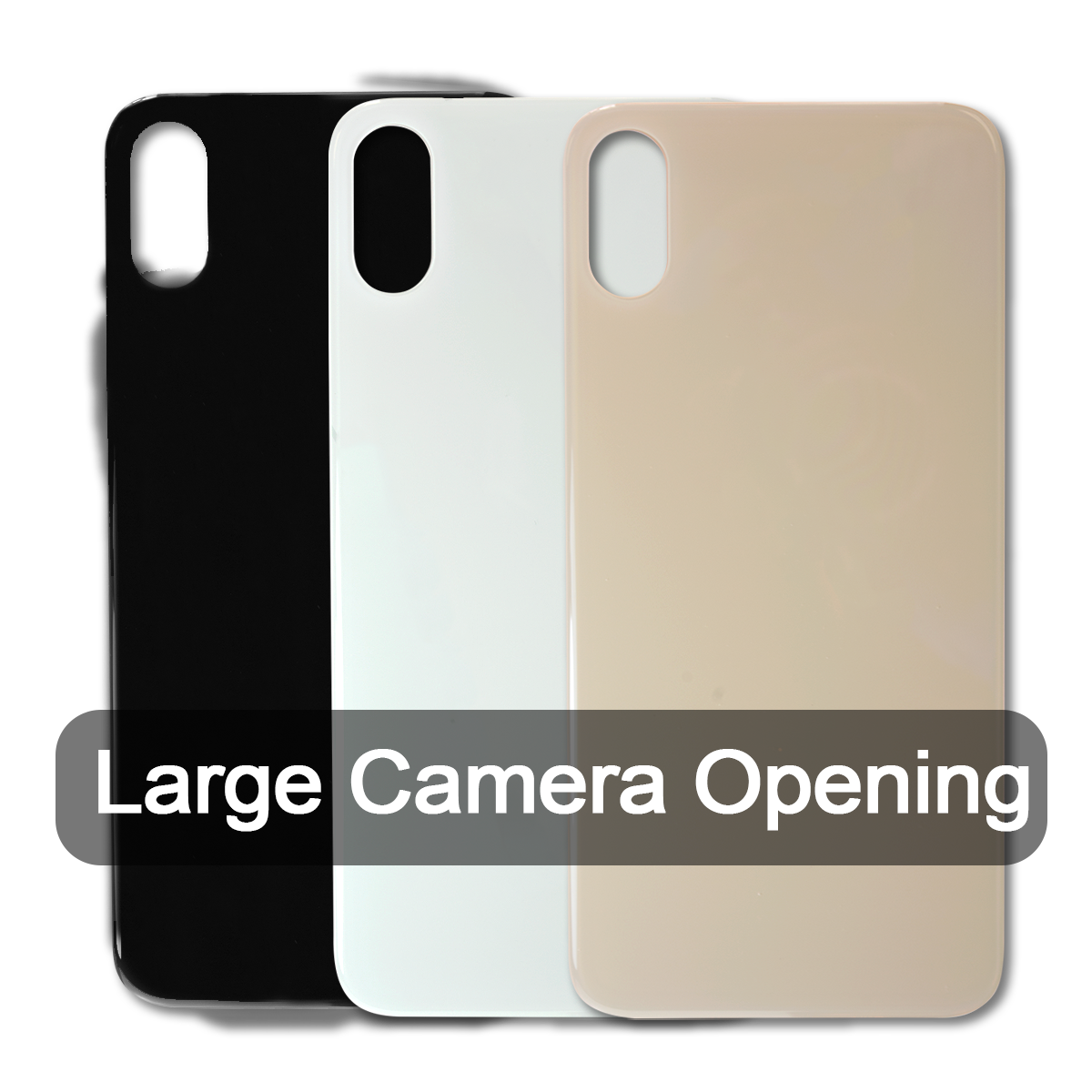 iPhone XS Back Glass Cover with Large Camera Opening