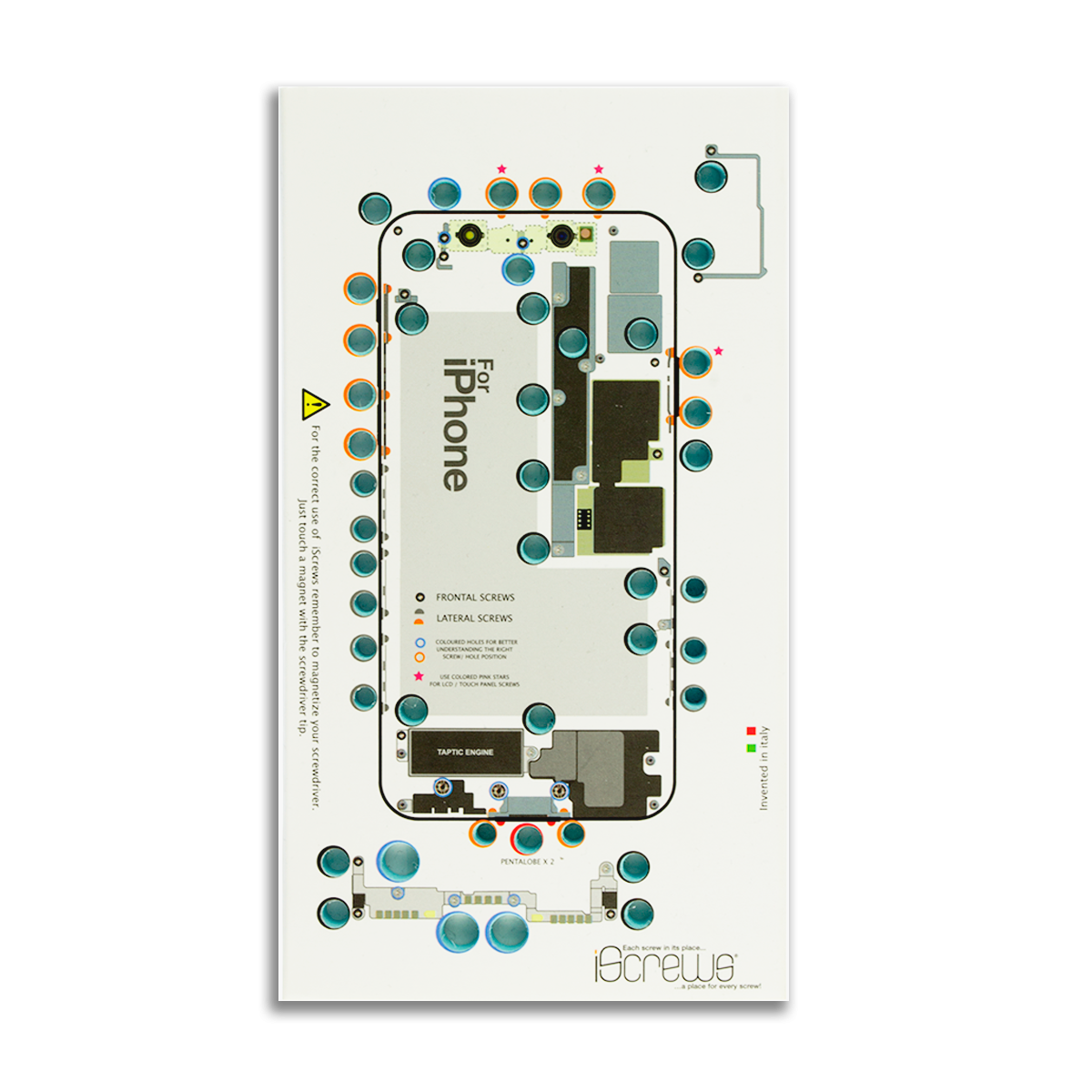 Organisateur de vis (iScrews) pour iPhone 14 et 14 Plus Organisateur de vis (iScrews) pour iPhone 14 et 14 Plus